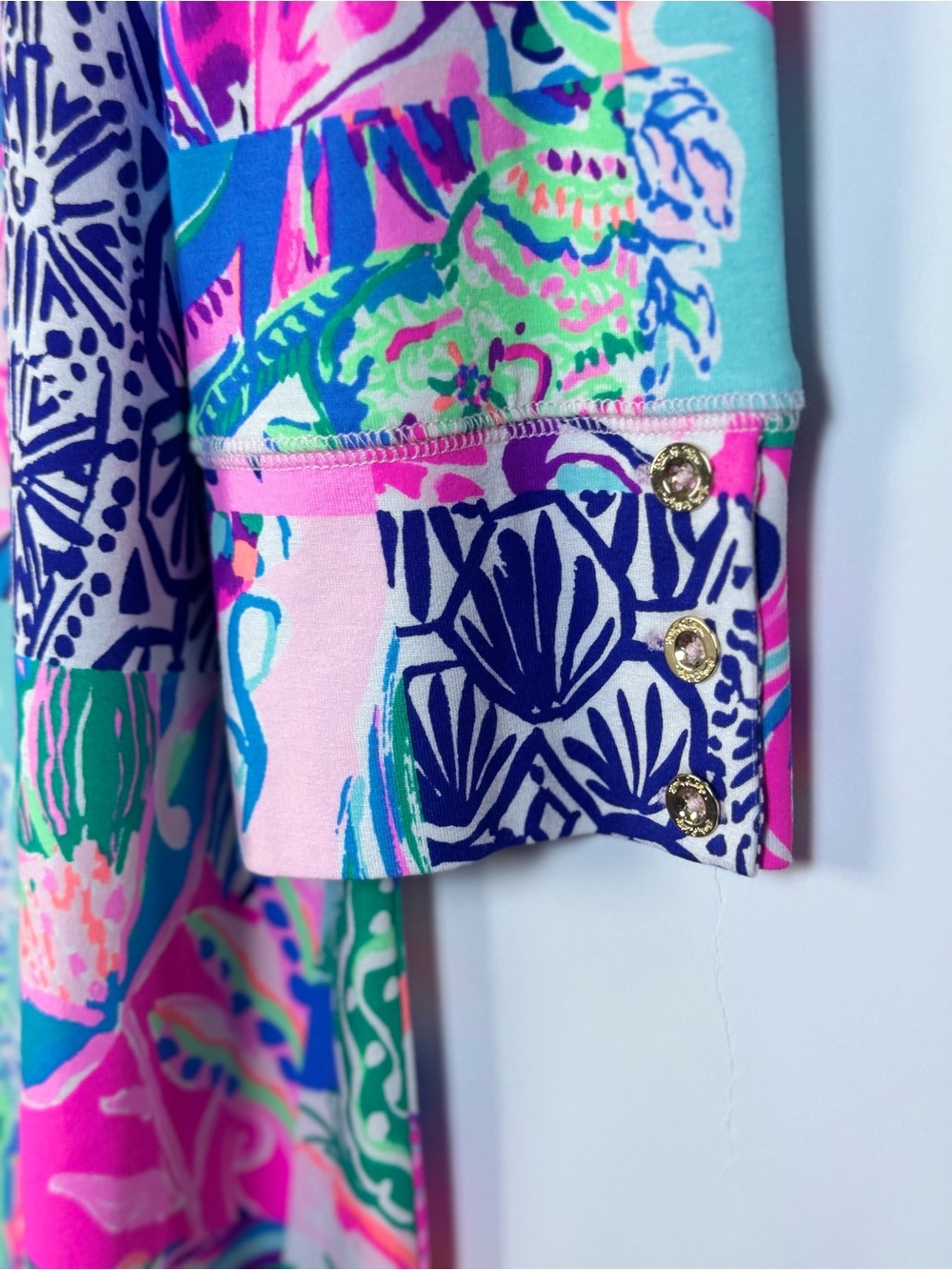 Lilly Pulitzer Sophie Dress XXL Patch To Match UPF 50+ Shift Dress NWT - Picture 3 of 12